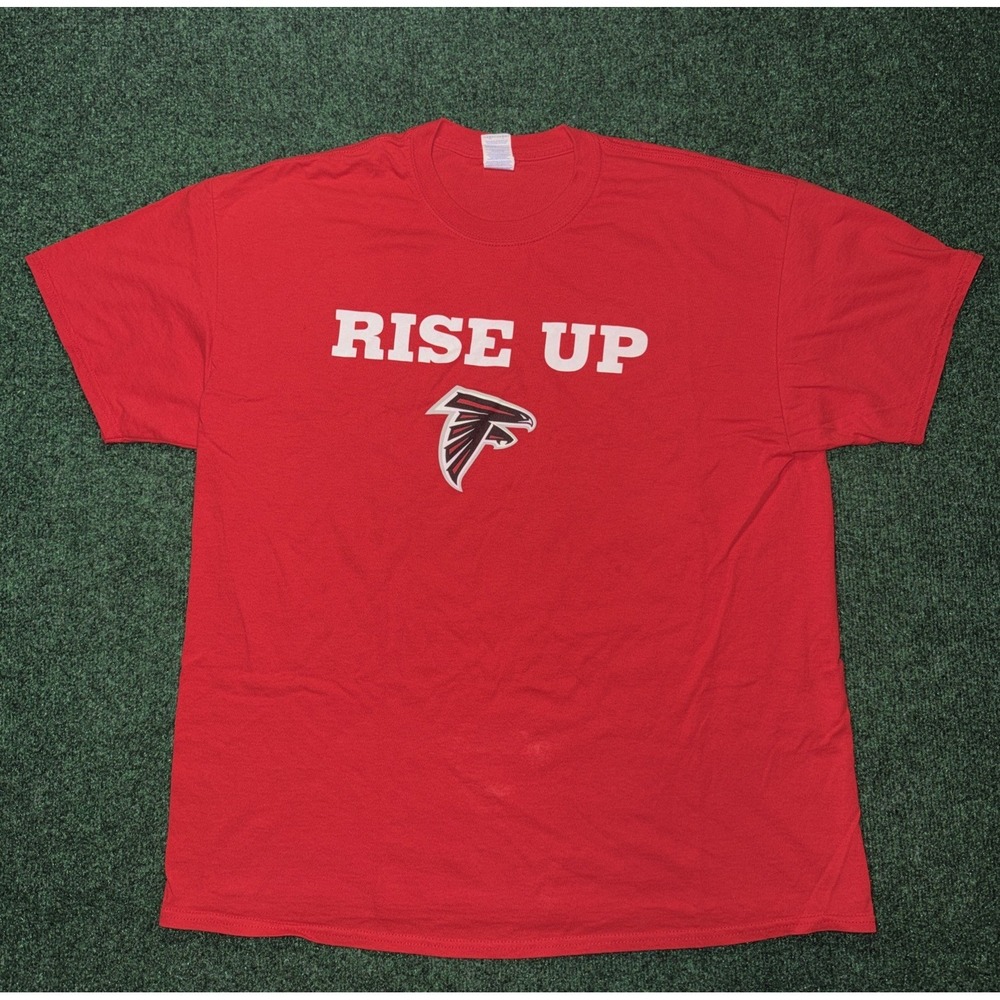 Atlanta Falcons Rise Up T Shirt Men's Size XL O8